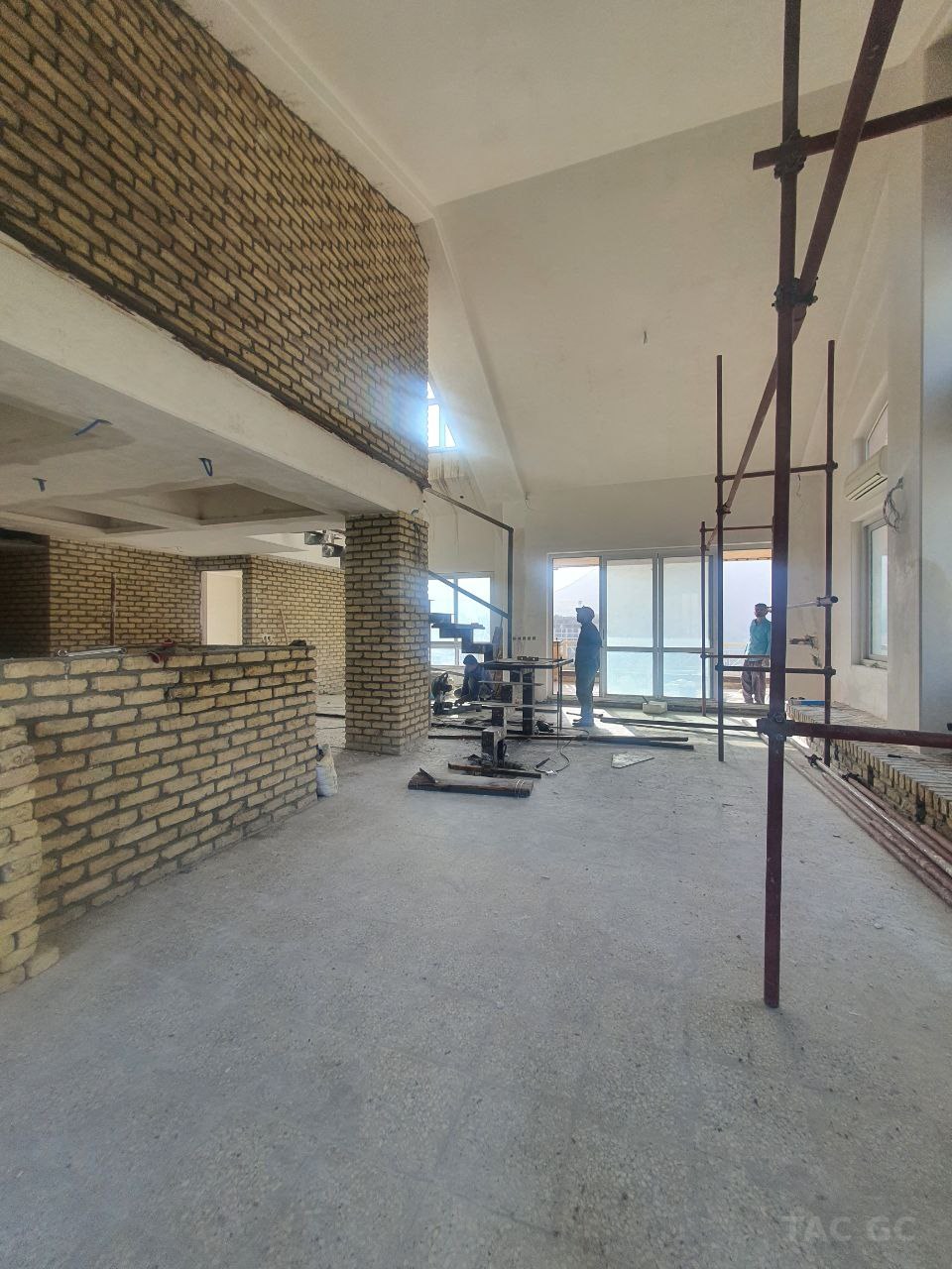 Fasham Penthouse Renovation - Construction Phase - Open Living Area