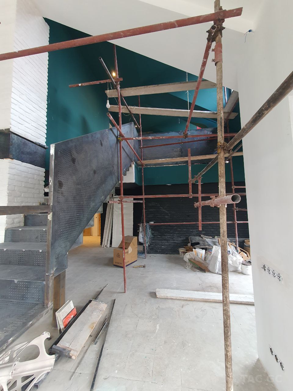 Fasham Penthouse Renovation - Custom Steel Stair Installation