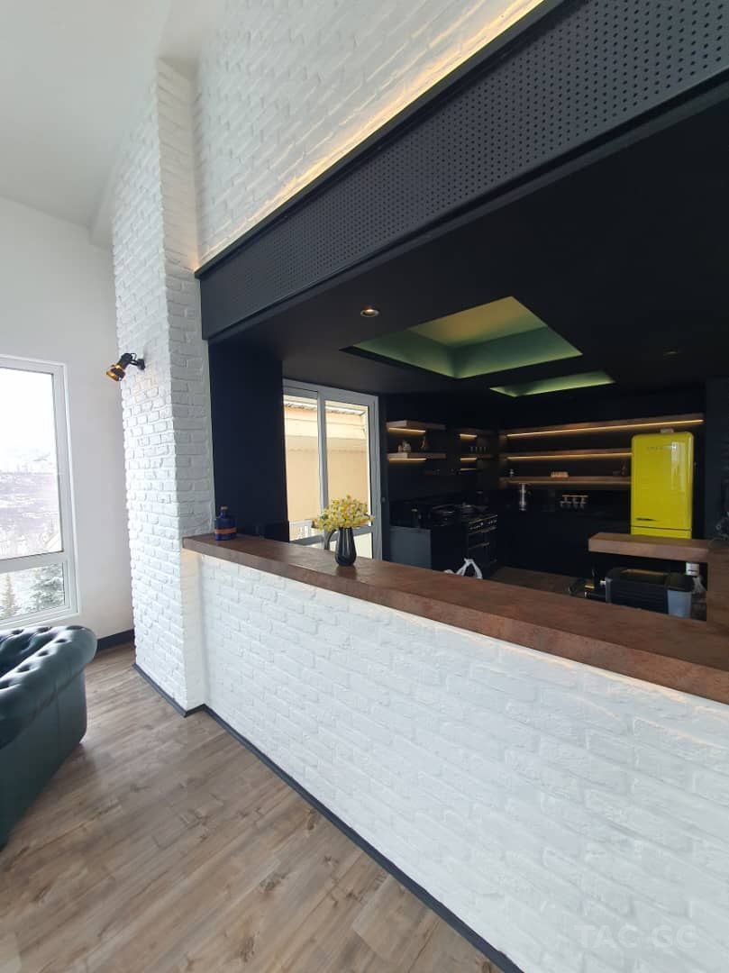Fasham Penthouse Renovation - Kitchen and Feature Wall